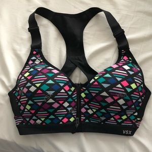 Victoria’s Secret zip front sports bra 34D